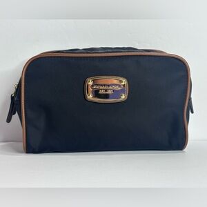 Michael Kors Black Nylon Travel Clutch